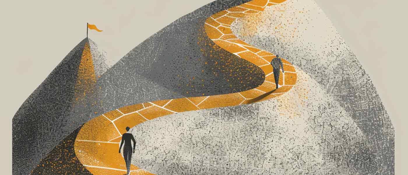 Bergbesteigungg für Ausbildung in GFK